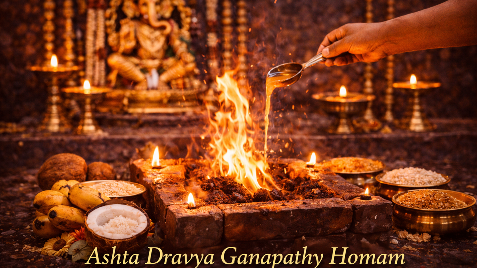 Ashta Dravya Ganapathy Homam